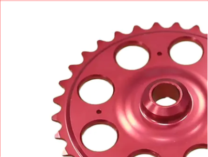 How does the material of a bicycle sprocket affect its durability and performance?